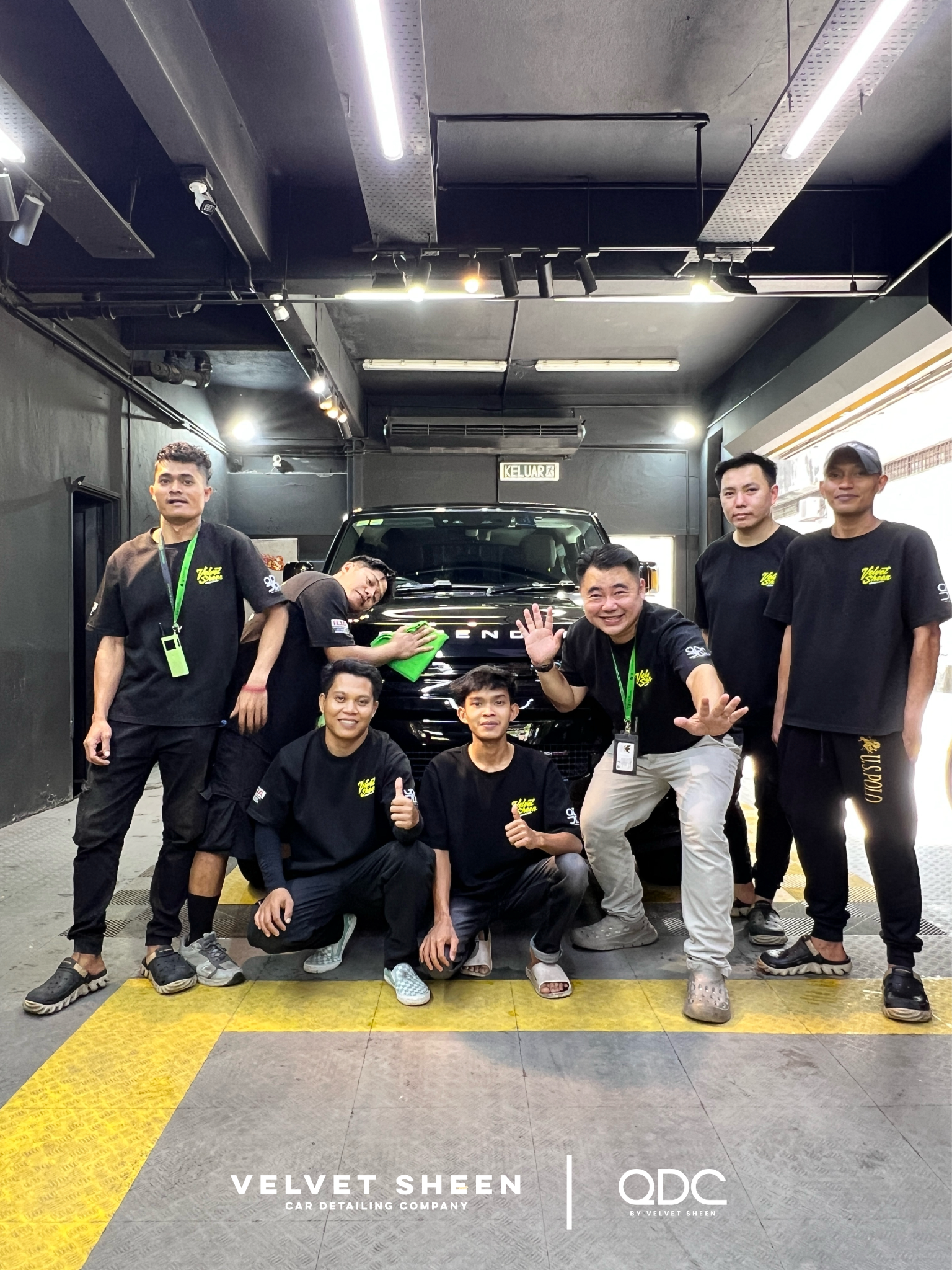 Velvet Sheen QDC 团队与汽车